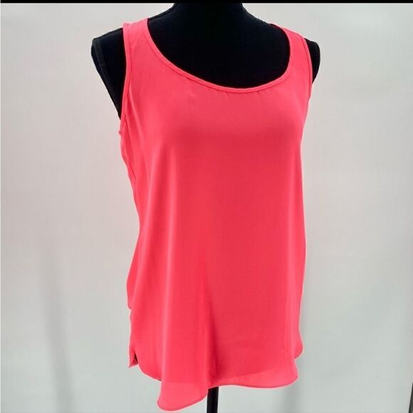 Express Open Back Tank Top Hot Pink - Picture 2 of 9